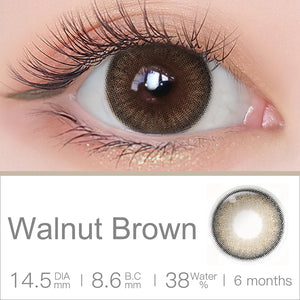 Bunny Walnut Brown Coloured Contacts