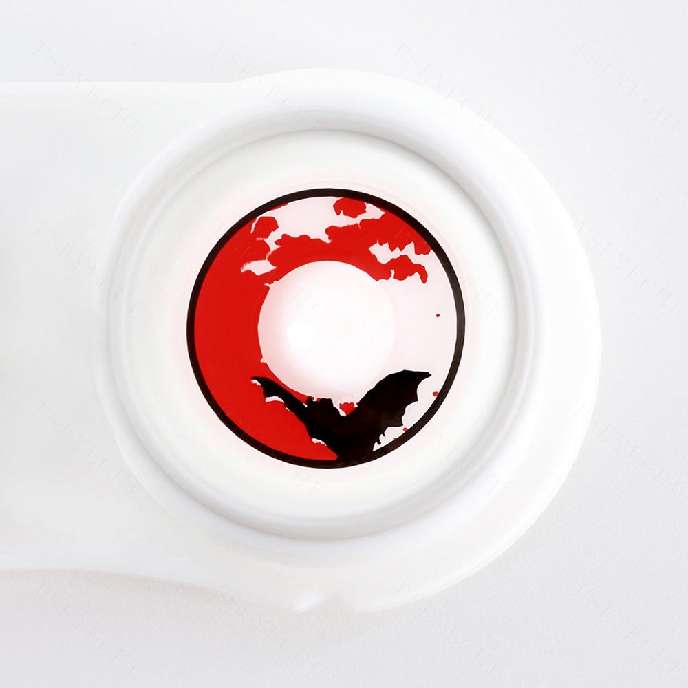 blood bat halloween contacts with real shot