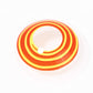 yellow red spiral halloween contacts with real shot