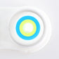 Blue and Yellow Circle Halloween Contacts