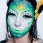 Green Crack Halloween Contacts