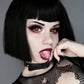 Red Mesh Halloween Contacts