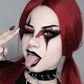 Red Mesh Halloween Contacts