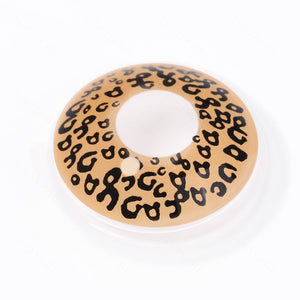 Brown Leopard Print Contacts