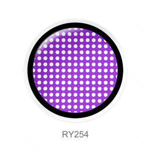 Purple Mesh Contacts