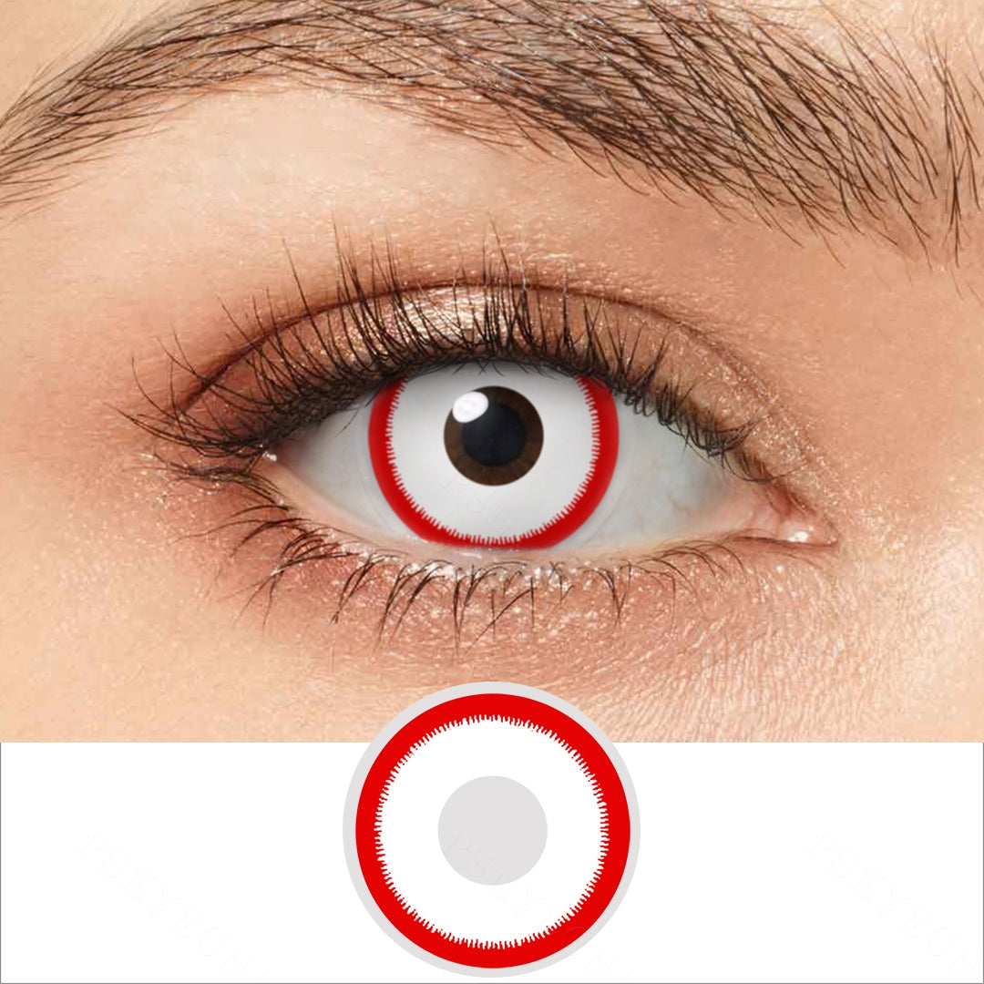 Saw White Contact Lenses