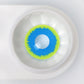Yellow And Blue Pattern Contacts