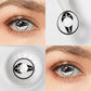 White Coffin Pattern Halloween Contacts