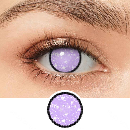 Cosplay Violet Galaxy Contacts