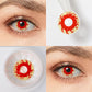 Yellowish Bloodshot Eye Contacts