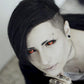 Jigsaw Black And Red Sclera Contacts - PsEYEche